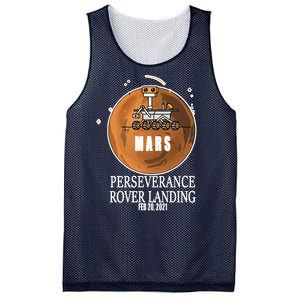 Mars Rover Landing Perseverance Mesh Reversible Basketball Jersey Tank