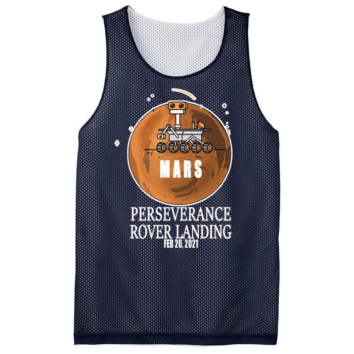 Mars Rover Landing Perseverance Mesh Reversible Basketball Jersey Tank