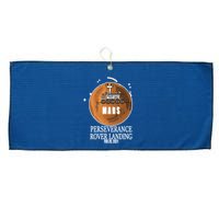 Mars Rover Landing Perseverance Large Microfiber Waffle Golf Towel