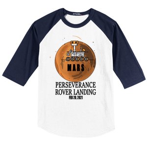 Mars Rover Landing Perseverance Baseball Sleeve Shirt