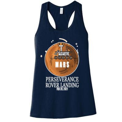 Mars Rover Landing Perseverance Womens Tank Top
