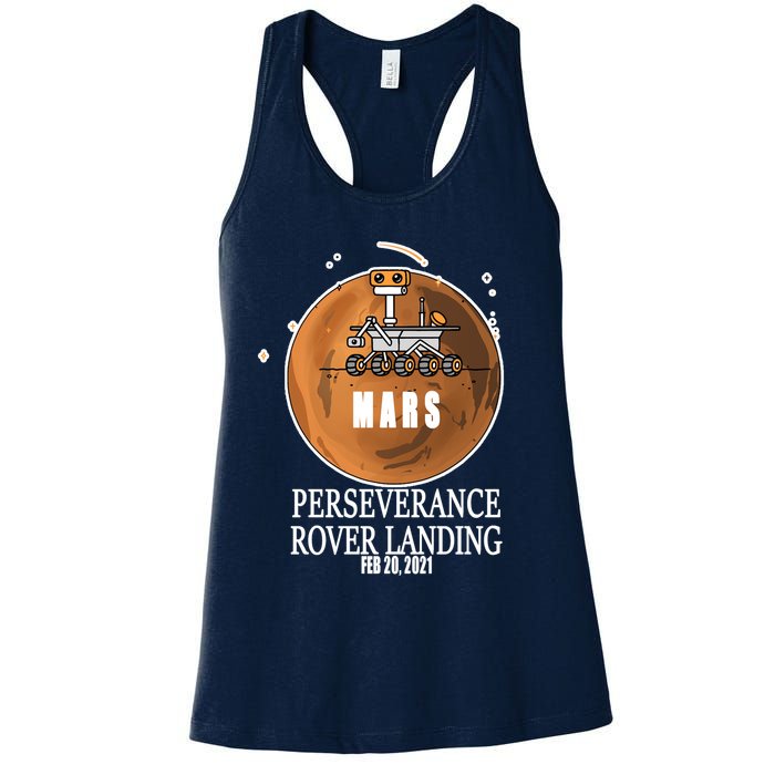 Mars Rover Landing Perseverance Womens Tank Top