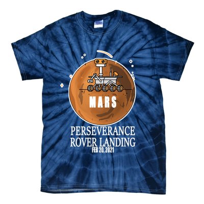 Mars Rover Landing Perseverance Tie-Dye T-Shirt