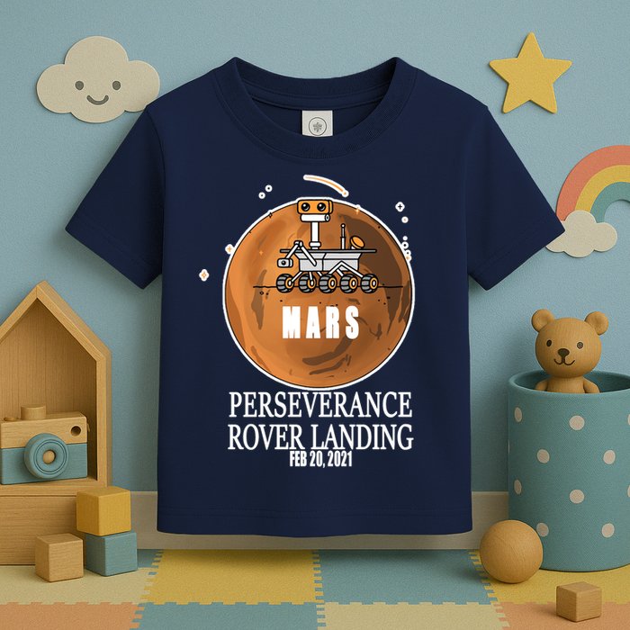 Mars Rover Landing Perseverance Toddler T-Shirt