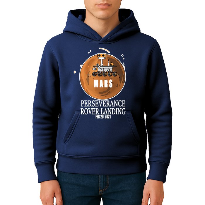 Mars Rover Landing Perseverance Kids Hoodie