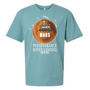 Mars Rover Landing Perseverance Sueded Cloud Jersey T-Shirt