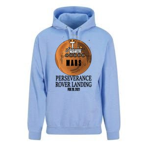 Mars Rover Landing Perseverance Unisex Surf Hoodie