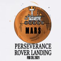 Mars Rover Landing Perseverance Garment-Dyed Sweatshirt