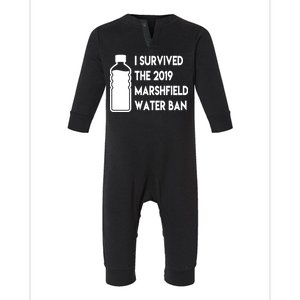 Marshfield water ban  Infant Fleece One Piece