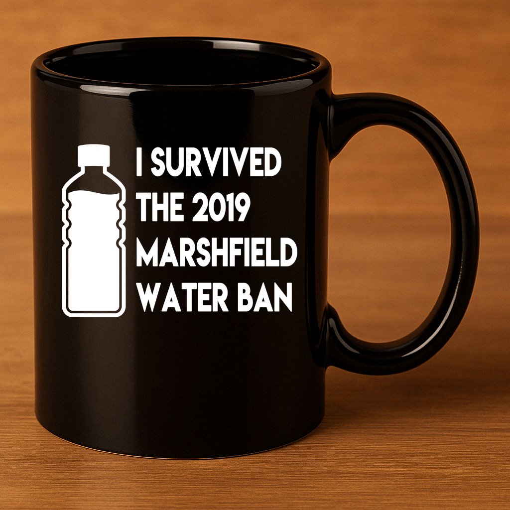 Marshfield water ban  11oz C Handle Ceramic Mug
