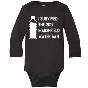 Marshfield water ban  Baby Long Sleeve Bodysuit