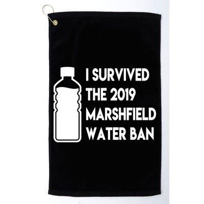 Marshfield water ban  Golf Towel