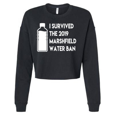 Marshfield water ban  Cropped Pullover Crew