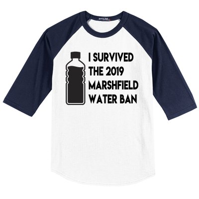 Marshfield water ban  Baseball Sleeve Shirt