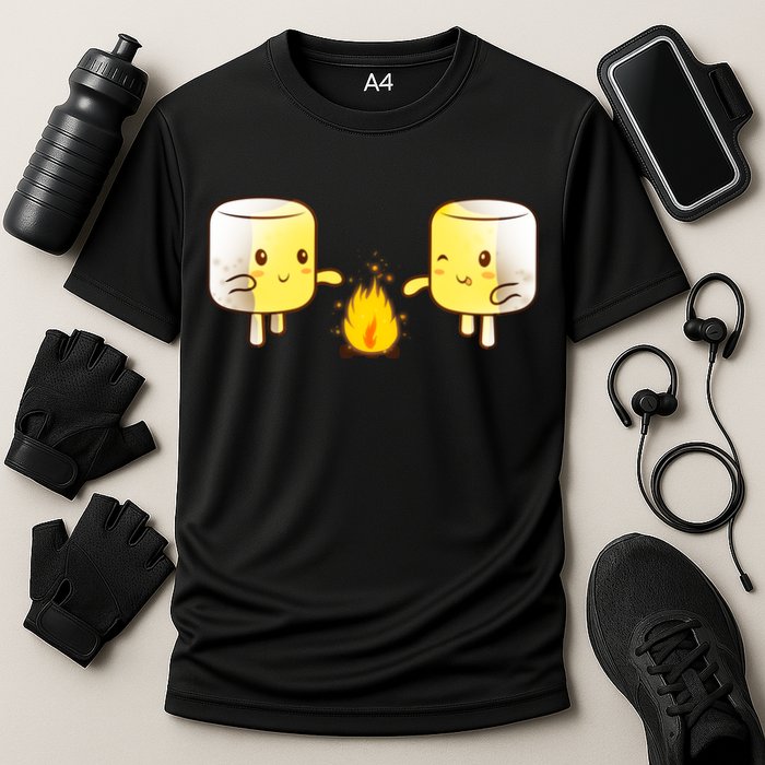 Marshmallow Roast Cooling Performance Crew T-Shirt