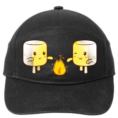 Marshmallow Roast 7-Panel Snapback Hat