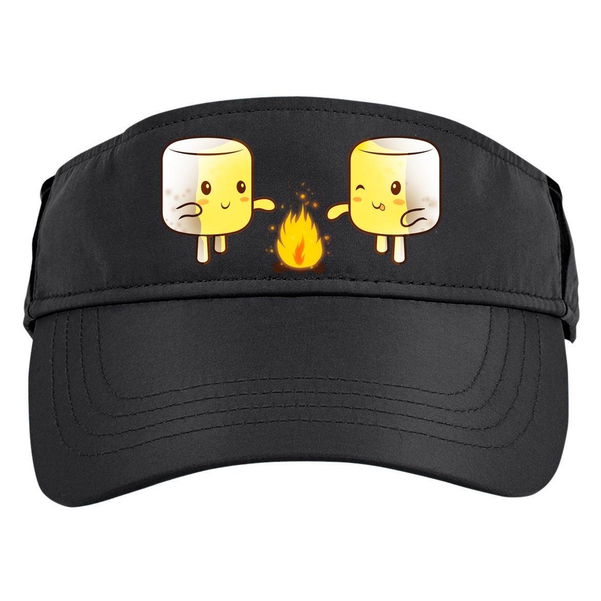 Marshmallow Roast Adult Drive Performance Visor
