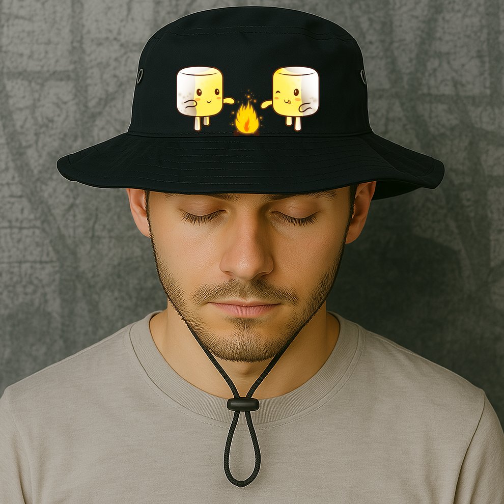 Marshmallow Roast Bucket Hat