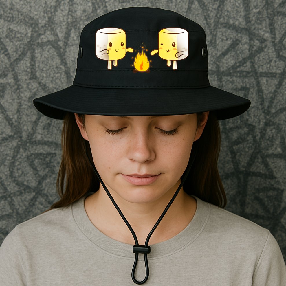 Marshmallow Roast Bucket Hat