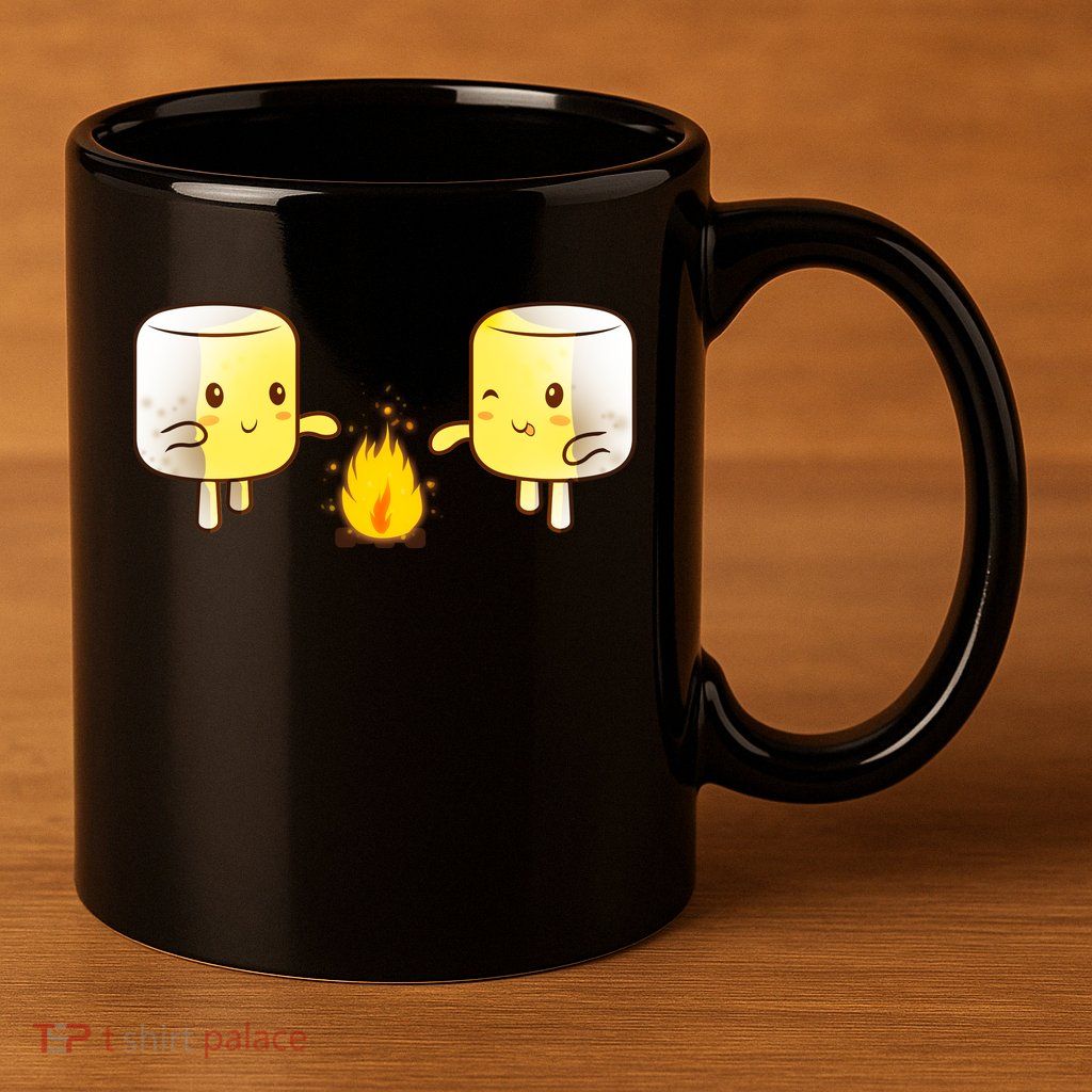 Marshmallow Roast 11oz C Handle Ceramic Mug