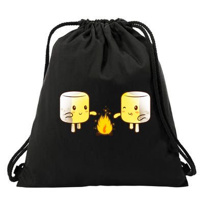 Marshmallow Roast Drawstring Bag