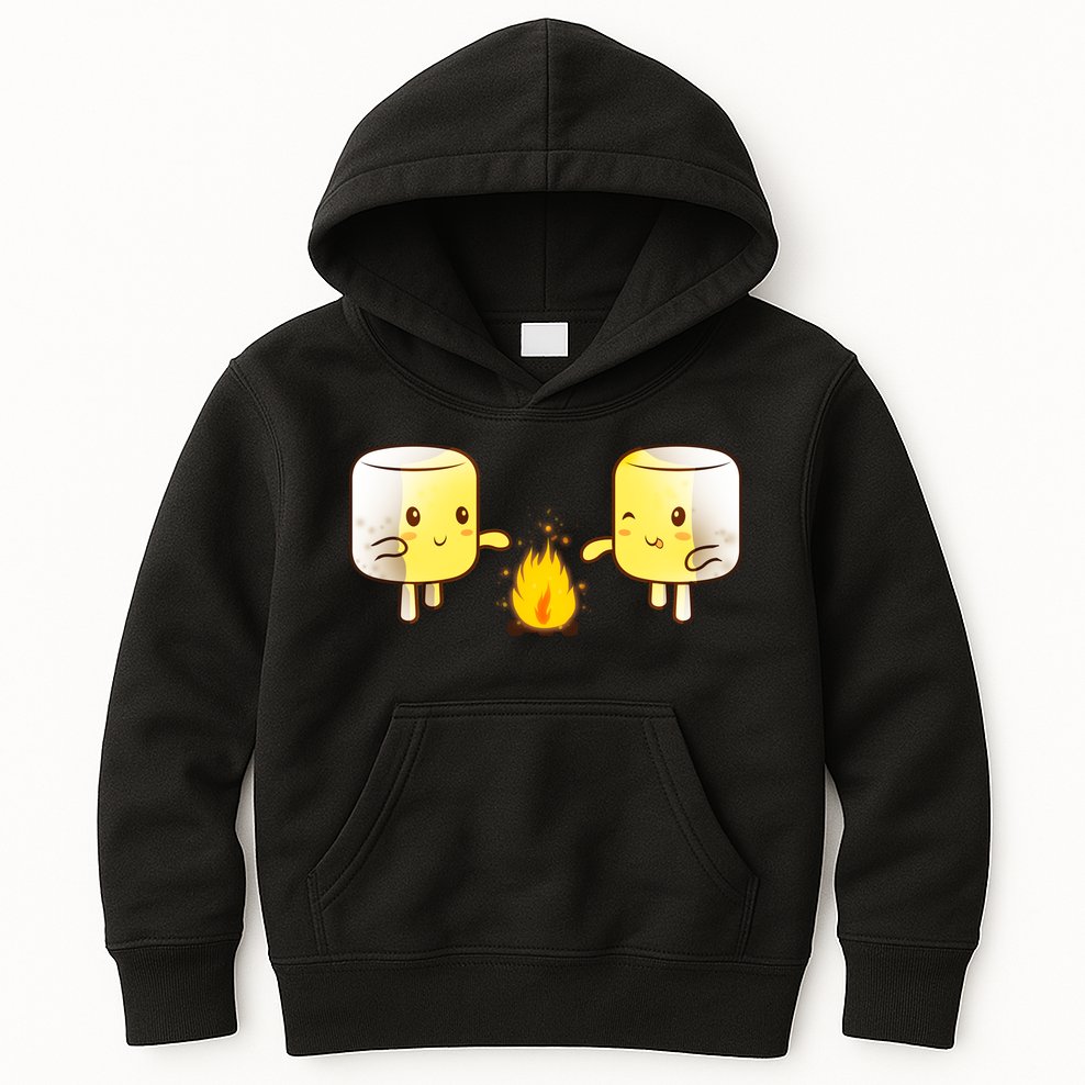 Marshmallow Roast Kids Hoodie