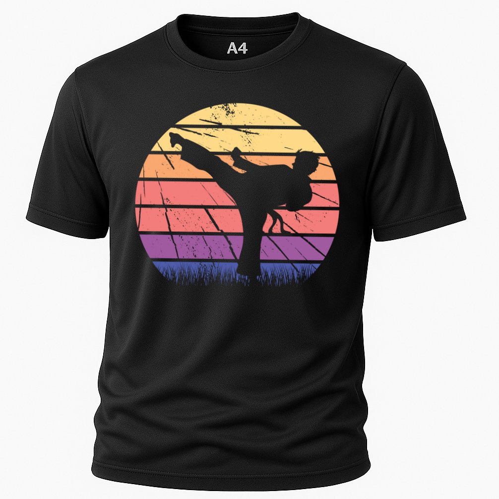 Martial Arts Retro Cooling Performance Crew T-Shirt