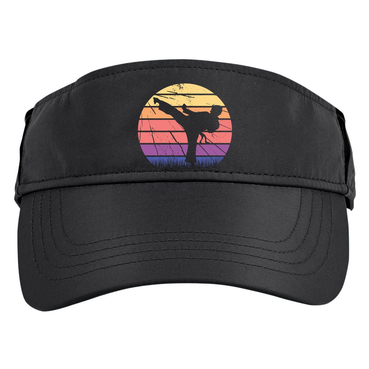 Martial Arts Retro Adult Drive Performance Visor