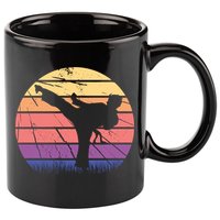 Martial Arts Retro 11oz C Handle Ceramic Mug