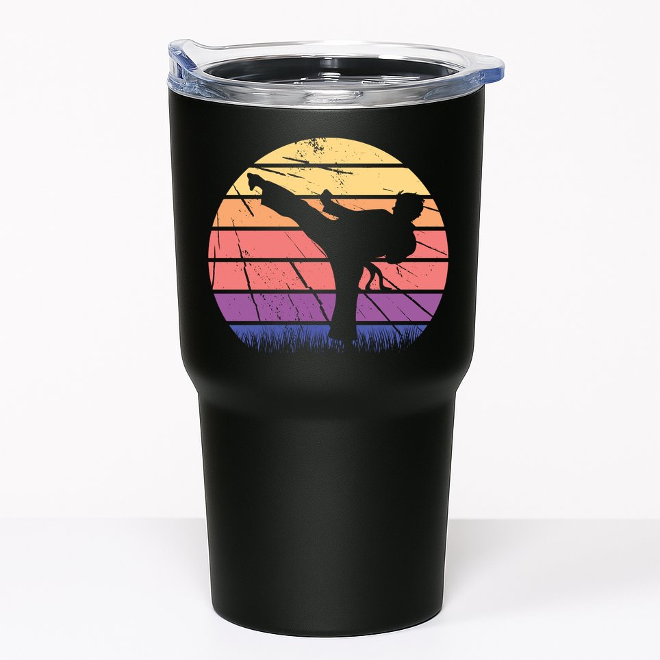 Martial Arts Retro Tumbler