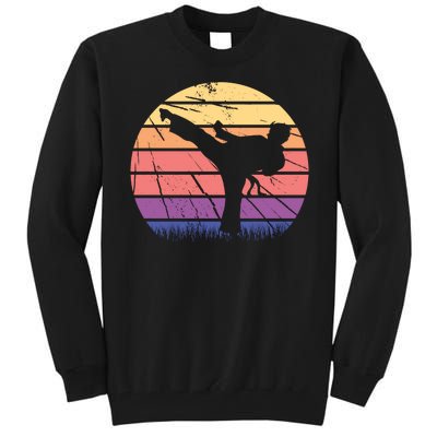 Martial Arts Retro Tall Sweatshirt