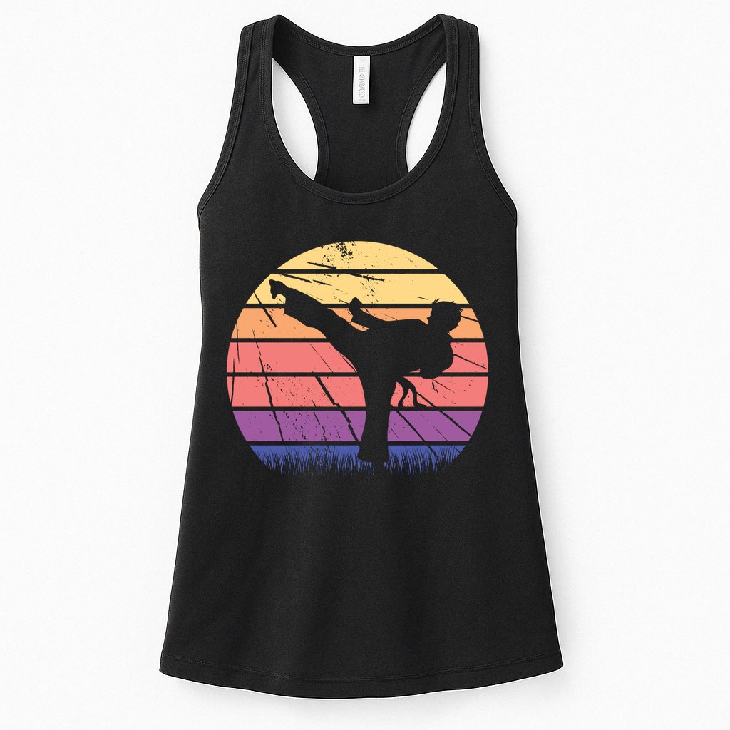 Martial Arts Retro Womens Tank Top