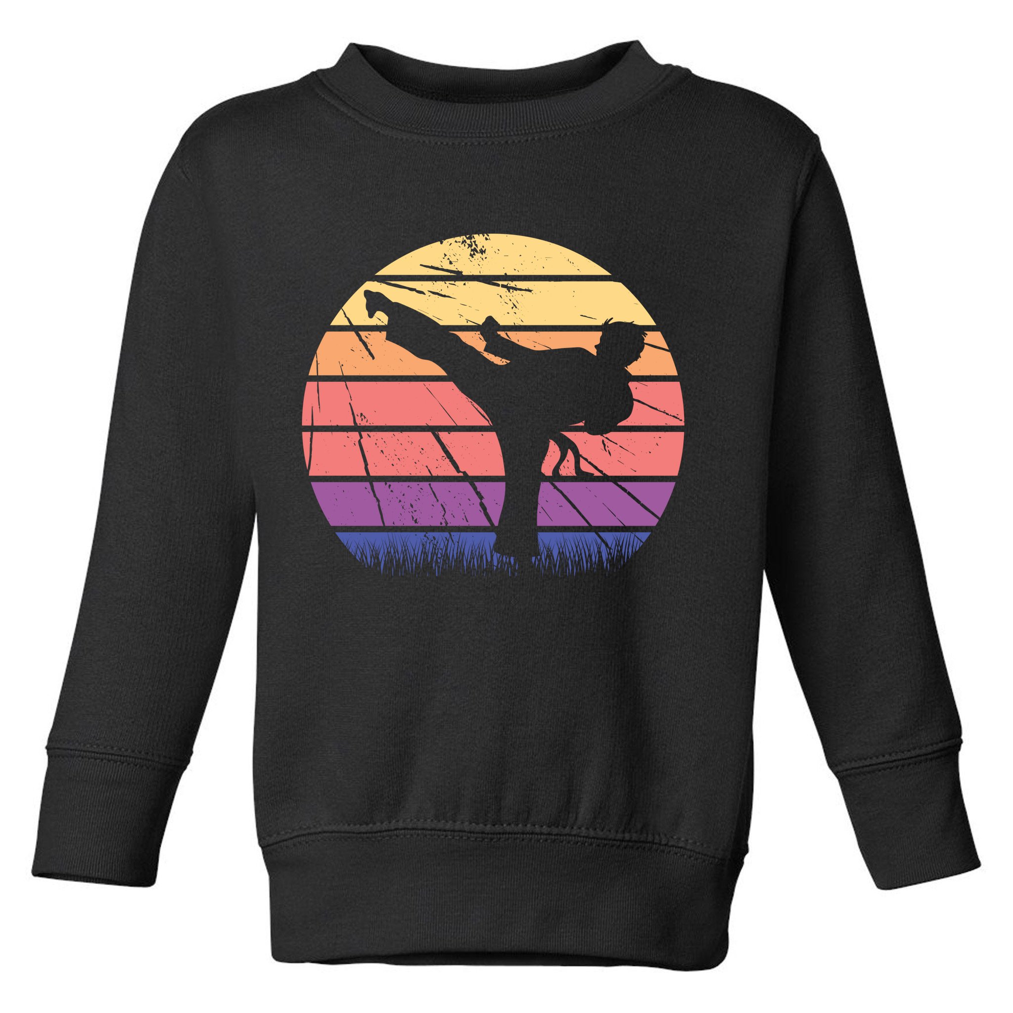 Martial Arts Retro Toddler Sweatshirt