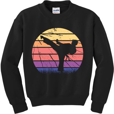 Martial Arts Retro Kids Sweatshirt