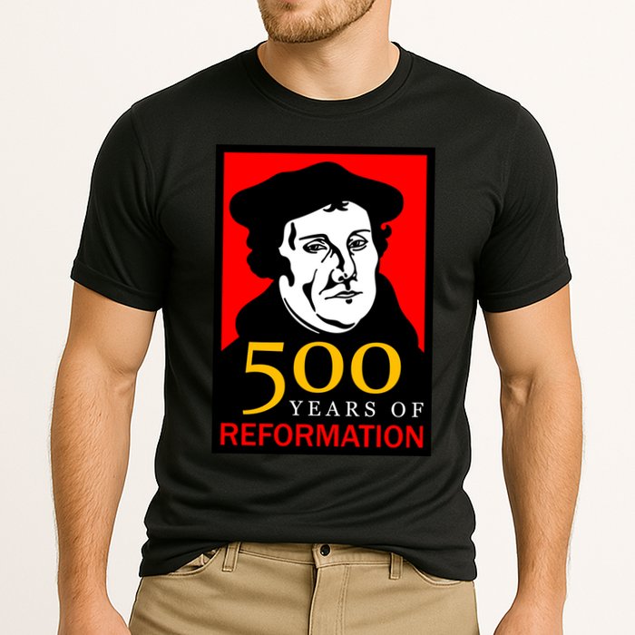 Martin Luther 500 Years of Reformation Day Cooling Performance Crew T-Shirt