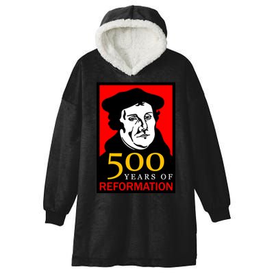 Martin Luther 500 Years of Reformation Day Hooded Wearable Blanket