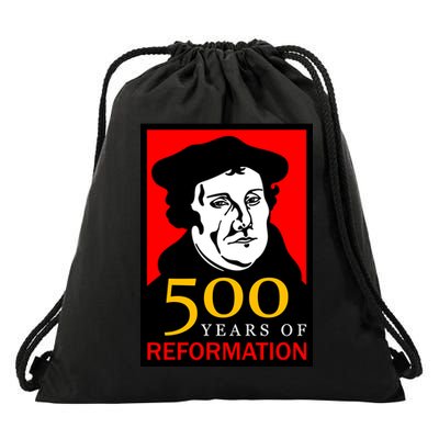 Martin Luther 500 Years of Reformation Day Drawstring Bag