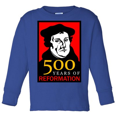 Martin Luther 500 Years of Reformation Day Toddler Long Sleeve Shirt