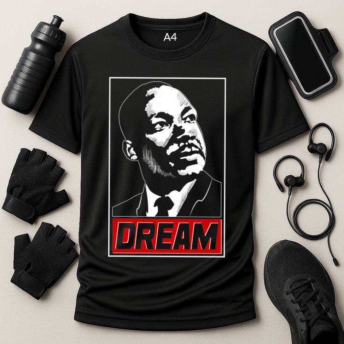 Martin Luther King Dream Cooling Performance Crew T-Shirt