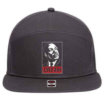 Martin Luther King Dream 7 Panel Mesh Trucker Snapback Hat