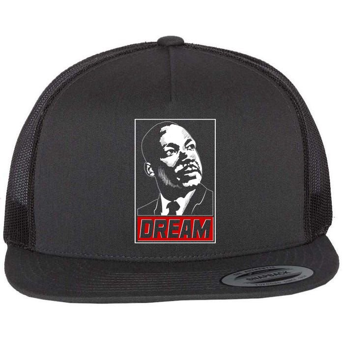 Martin Luther King Dream Flat Bill Trucker Hat