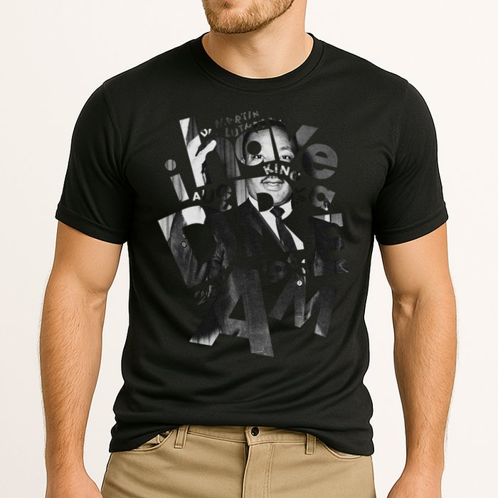 Martin Luther King I Have a Dream Photo Cooling Performance Crew T-Shirt