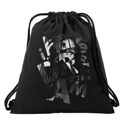 Martin Luther King I Have a Dream Photo Drawstring Bag