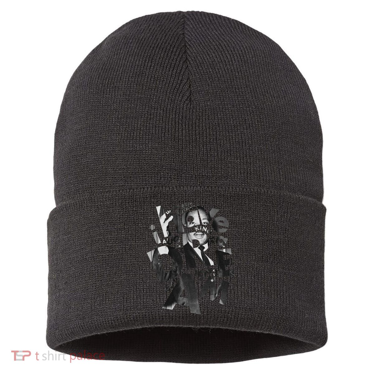 Martin Luther King I Have a Dream Photo Sustainable Knit Beanie