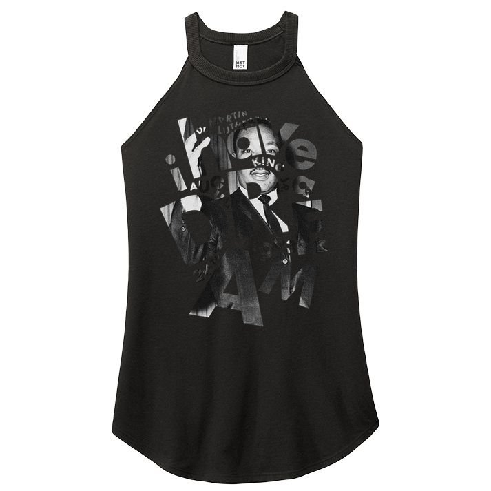 Martin Luther King I Have a Dream Photo Women's Perfect Tri Rocker Tank