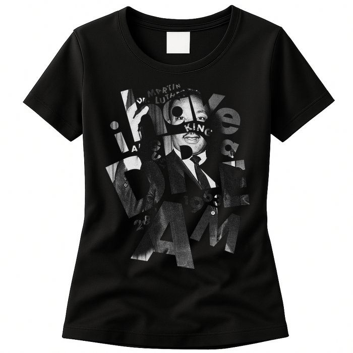 Martin Luther King I Have a Dream Photo Womens T-Shirt
