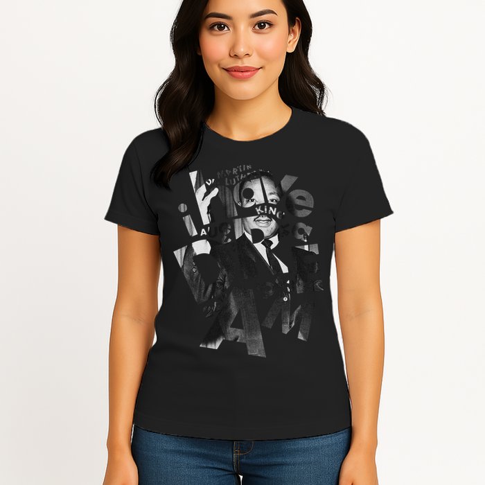 Martin Luther King I Have a Dream Photo Womens T-Shirt