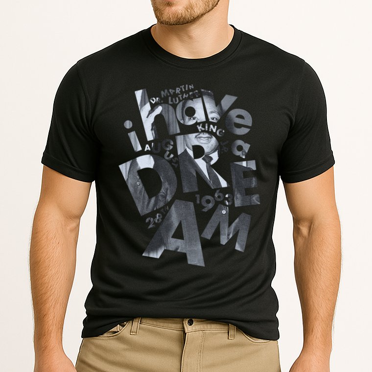 Martin Luther King I Have A Dream Portrait  Performance Shirt