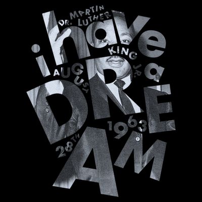 Martin Luther King I Have A Dream Portrait  T-Shirt