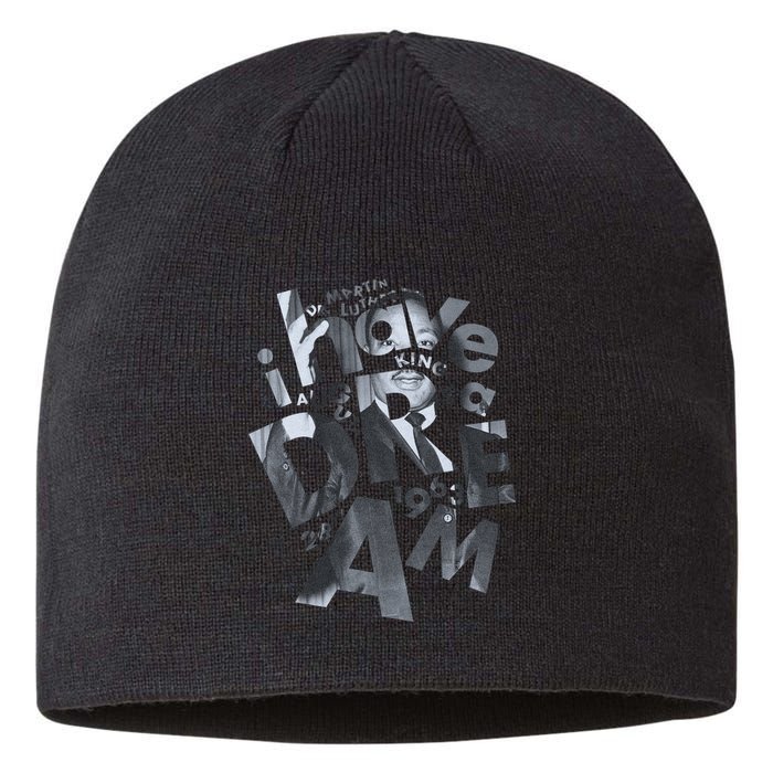 Martin Luther King I Have A Dream Portrait  Sustainable Beanie